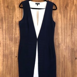 Rag & Bone Navy and Cream Shift Dress